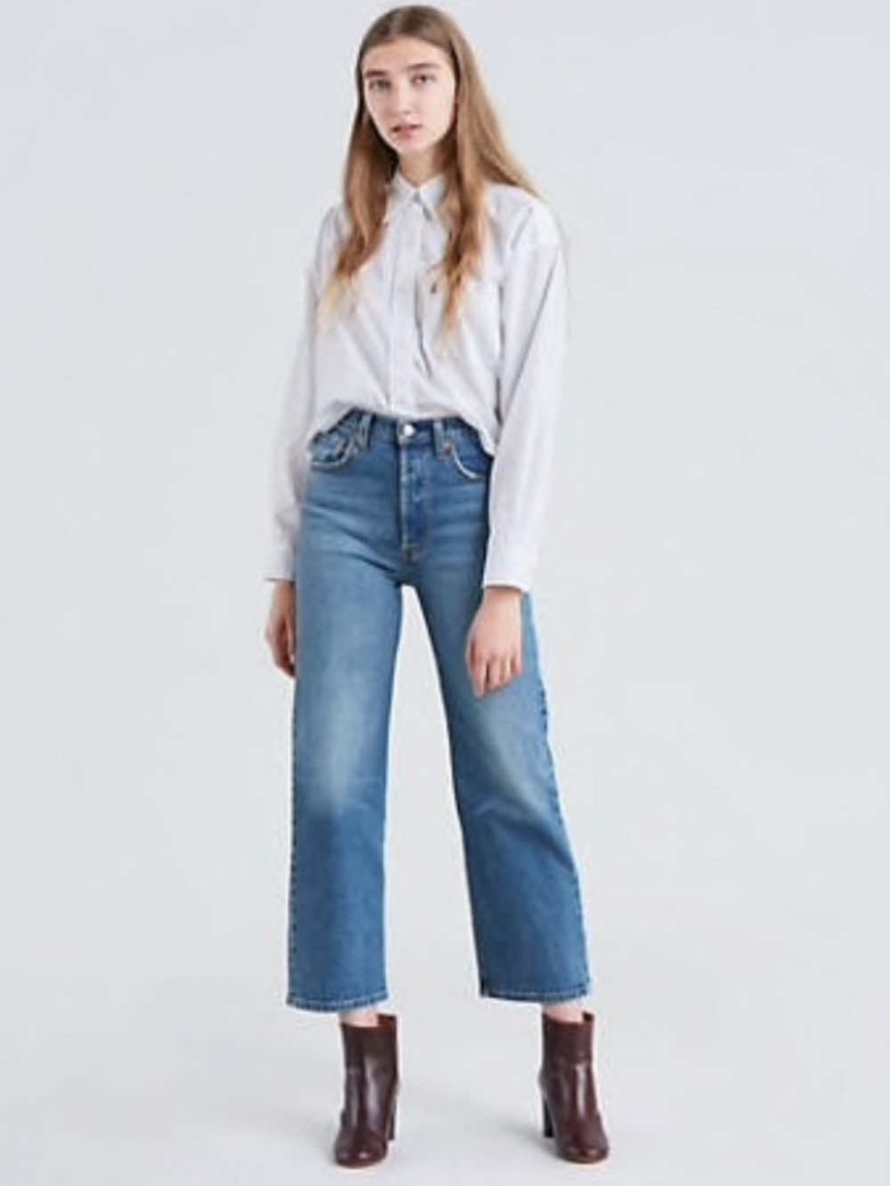 Levi’s Ribcage Straight Ankle Jeans Size 24